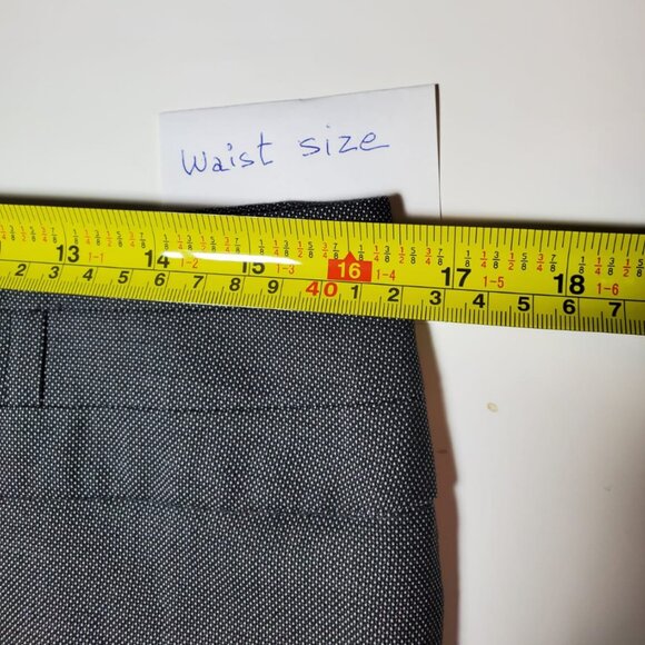 RW&CO Women Madison Pants Size 8 Mid Rise Black Wide-Leg Office Career - Picture 12 of 13